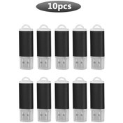 Resim 10 Adet/grup Kişiselleştirilmiş Logo Usb 2.0 Anahtar Şekli Metal Bellek U Sopa Gümüş 1gb Diğer 