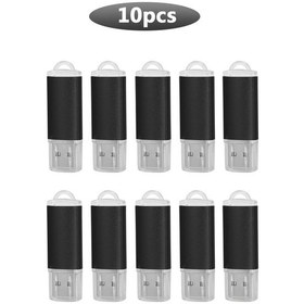 Resim 10 Adet/grup Kişiselleştirilmiş Logo Usb 2.0 Anahtar Şekli Metal Bellek U Sopa Gümüş 1gb Diğer 