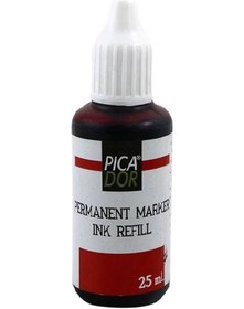 Resim Picador Permanent Mürekkep Kırmızı 25 Ml 