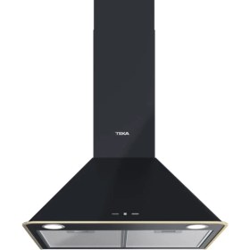 Resim TEKA 60 cm Eğimli Duvar Tipi Davlumbaz Antrasit Renk 5 Kademe Yüksek Emiş Gücü 