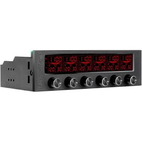 Resim Thermaltake Commander F6 RGB LCD Ekranlı Multi Fan Kontrol Ünitesi AC-024-BN1NAN-A1 