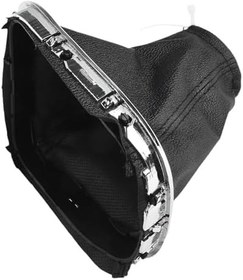 Resim Cruze 08-12 için Manuel Vites Topuzu Çizme Körüğü Kılıfı, PU Deri Vites Topuzu Kapağı Holden Petrol Modelleri ile Uyumlu, Siyah 