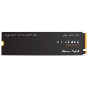 Resim WD Black SN770 1TB 5150MB/s PCIe Gen4 x4 NVMe M.2 SSD WDBBDL0010BNC-WRSN 