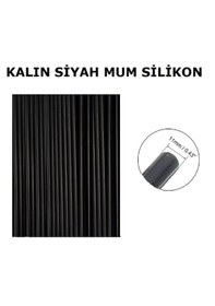 Resim Four Season 1 Kg Siyah 11.3x300 Mm Kalın Çubuk Mum Silikon 