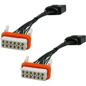 Resim 95563123911 Için 2'li Paket Far Kablo Demeti Sol ve Sağ (Yurt Dışından) 