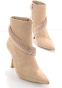 Resim Bambi Bej Süet Kadın Bot & Bootie K02229008502 001 