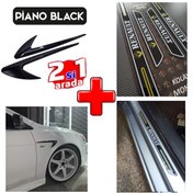 Resim Renault Symbol Kapı Eşiği Çamurluk Venti Piano Black 