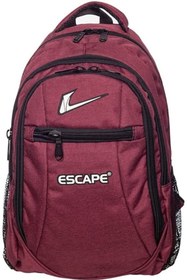 Resim Genel Markalar Escape Okul Sırt Çantası 15 Inç Laptop Notebook Bordo Renk 4 Farklı Bölme 31x44 Cm Escape 307 