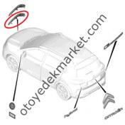 Resim Citroen C5 Aircross (2022-2025) Ön Citroen Amblemi Altı (Orijinal) 