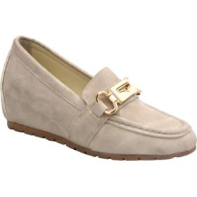 Resim Prego Termo Kaymaz Taban Toka Detaylı Içten Dolgu Topuk Günlük Kadın Ayakkabı Bej 