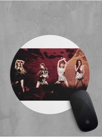 Resim Panorama Ajans Blackpink Black Pink Konser Albüm Fotoğraf Yuvarlak Mouse Pad 