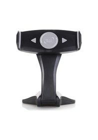 Resim Apple Uyumlu iPad Samsung Üniversal Masaüstü Tablet Standı 360° Ayarlanabilir Siyah 