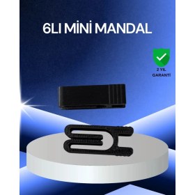 Resim Asiltech Poşet Kapatma Mandalı Hava Geçirmez 6 Adet Set 