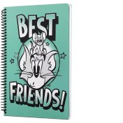 Resim TOM AND JERRY BEST FRIENDS SPIRALLI DEFTER YESIL 