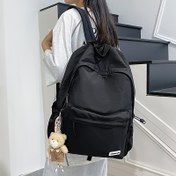 Resim Hafif Kadın Moda Sırt Çantası - Büyük Kapasiteli Çok Amaçlı Tote, Çoklu Bölümler, Ayarlanabilir Omuz Askıları ve Güvenli Fermuar Kapatma, Okul, Seyahat, Ofis için Dayanıklı Softshell Tasarımı - 6 Renk Mevcut, Okul Sırt Çantası, Çok Yönlü Taşıma Çantası, Minimalist Sırt Çantası, Sağlam Yapı, Girişimci Profesyoneller 