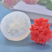 Resim Düğün DIY El Sanatları için 3-Boşluklu Çiçek Silikon Kalıp - Karmaşık Yaprak ve Katmanlı Çiçek Tasarımlı Yüksek Kaliteli Yeniden Kullanılabilir Silikon, Reçine, Kil, Mum ve Sabun Süslemeleri Oluşturun, Reçine El Sanatları Malzemeleri | Canlı Dekor | Çok Boşluklu Kalıp 