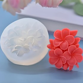 Resim Düğün DIY El Sanatları için 3-Boşluklu Çiçek Silikon Kalıp - Karmaşık Yaprak ve Katmanlı Çiçek Tasarımlı Yüksek Kaliteli Yeniden Kullanılabilir Silikon, Reçine, Kil, Mum ve Sabun Süslemeleri Oluşturun, Reçine El Sanatları Malzemeleri | Canlı Dekor | Çok Boşluklu Kalıp 