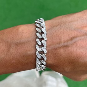 Resim RICH DIAMOND CUBAN BRACELET 12mm 