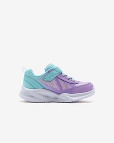 Resim Skechers Skechers Sola Glow - Ombre Deluxe Küçük Kız Çocuk Mavi Işıklı Spor Ayakkabı 303714n Tqlv Mavi 