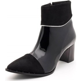 Resim 41-42-43-44 Numara 16846 Siyah Büyük Numara Bayan Çizme Siyah 