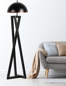 Resim Lumexx MAÇKA SİYAH BÜYÜK RETRO BAŞLIKLI LAMBADER 