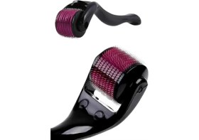 Resim MCM Group Derma Roller Titanyum Uçlu 540 Iğneli 1 mm Saç Sakal Çıkarma ve Cilt Bakım Masaj Aleti 