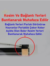 Resim Gazi Kuluçka Karbon Isıtıcı Film 150x80 Cm Hazır Kablo Fişli Kafes Kümes Zemin Ofis Oda Ayak Isıtıcı 