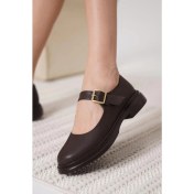 Resim Yoko Kahverengi Cilt Oxford Ayakkabı 