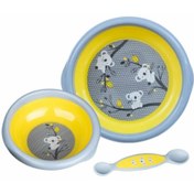 Resim Bebedor Beslenme Seti 3'Lü Sarı-Gri 