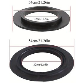 Resim Hightower 2 Adet Siyah Lavabo Tıkacı Conta O-ring, 32mm İç 54mm Dış, Sızdırmaz 