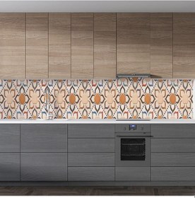 Resim Mutfak Tezgah Arası Folyo Fayans Kaplama Folyosu 3D Seramik Desen 