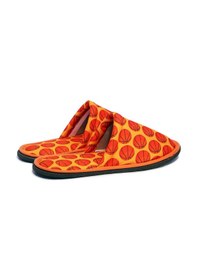 Resim Erkek Turuncu Basketbol Desenli Ev Terliği Turuncu 