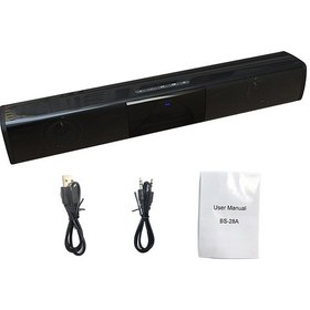 Resim Tenfowee Güçlü Bs28b Bluetooth Soundbar - Kablosuz Uzaktan Kumandalı, Yüksek Ses Kalitesi, Çift Hoparlörlü Tv Ve Müzik Sistemi 
