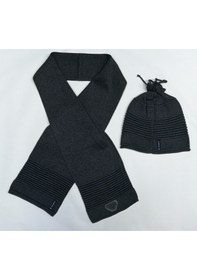 Resim Erkek Çocuk Atkı Bere Armani Junıor (454520926) Gri 