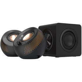 Resim CREATIVE Pebble X Plus Siyah 2.1 15w Bluetooth 5.3 Rgb Aydınlatmalı Multimedya Hoparlör Seti 