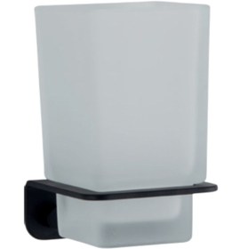 Resim Çelik Banyo Paris Dkp Diş Fırçalık Mat Siyah 