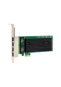 Resim PCI E 4 Port Gigabit Ethernet Ağ Kartı 10 100 1000 Intel 82576 
