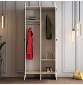 Resim Münih 2 Kapaklı 44 - Gardrop - Krem / Yunus Krem / Yunus 