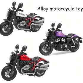 Resim 1 adet Alaşım Motosiklet Oyuncak - Hava Koşullarına Dayanıklı, Detaylı Tasarımıyla İşletme Operasyonlu Mini Motosiklet, Motosiklet Tutkunları İçin İdeal Hediye, Motosiklet Oyuncak|Vintage Motosiklet Tasarımı|Hava Koşullarına Dayanıklı Oyuncak, Motosiklet Hediyeleri 