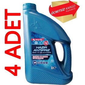 Resim Petrol Ofisi RTU Hazır Antifriz -40°C 3 Lt 4 ADET 