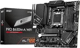 Resim MSI PRO B650M-A WIFI AM5 DDR5 6400MHZ(OC) HDMI DP M.2 USB3.2 2.5G LAN WIFI 6E mATX Anakart 
