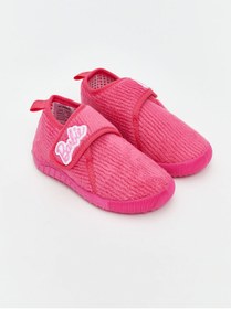 Resim LC Waikiki Peak Yeni Sezon Barbie Nakışlı Cırt Cırtlı Kız Çocuk Panduf 