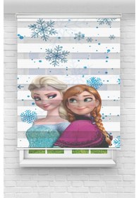 Resim Perdecizade Enxboy Elsa Anna Dijital Baskılı Zebra Perde-cocuk Odası-stor Perde Tyce9b1dc423e40c22351a900 Renkli 