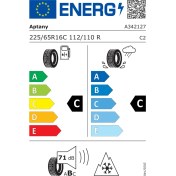 Resim Aptany 225/65 R16C 112/110R Rc513 Kamyonet Yaz Lastiği (Üretim Yılı: 2023) 