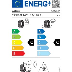 Resim Aptany 225/65 R16C 112/110R Rc513 Kamyonet Yaz Lastiği (Üretim Yılı: 2023) 