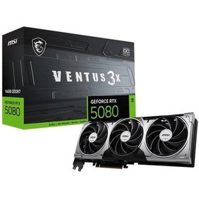 Resim Msı Geforce Rtx5080 16g Ventus 3x Oc 16gb Gdrr7 256bıt 1xhdmı 3xdp Ekran Kartı 