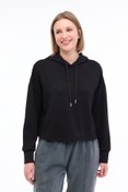 Resim WL ENYA 17MS434 5FX Siyah Kadın Sweatshirt Lumberjack