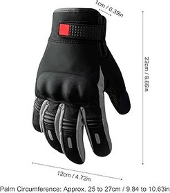 Resim Yctze Erkekler Için Motosiklet Eldivenleri Yol Yarışı Eldivenleri Suni Derili Motosiklet Eldivenleri Avuç Içi Eklem Koruması Ayarlanabilir Bilek Kayışı Sürüş Için Nefes Alabilir 