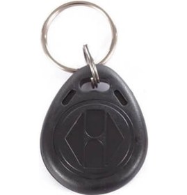 Resim Manyetik Anahtarlık Rfid Keyfob Göstergeç Tag Siyah - 10 Adet 