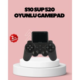 Resim HDMI Tv Bağlantılı Orijinal S10 Gamepad 520 Oyunlu 2025 Seri Oyun Konsolu 
